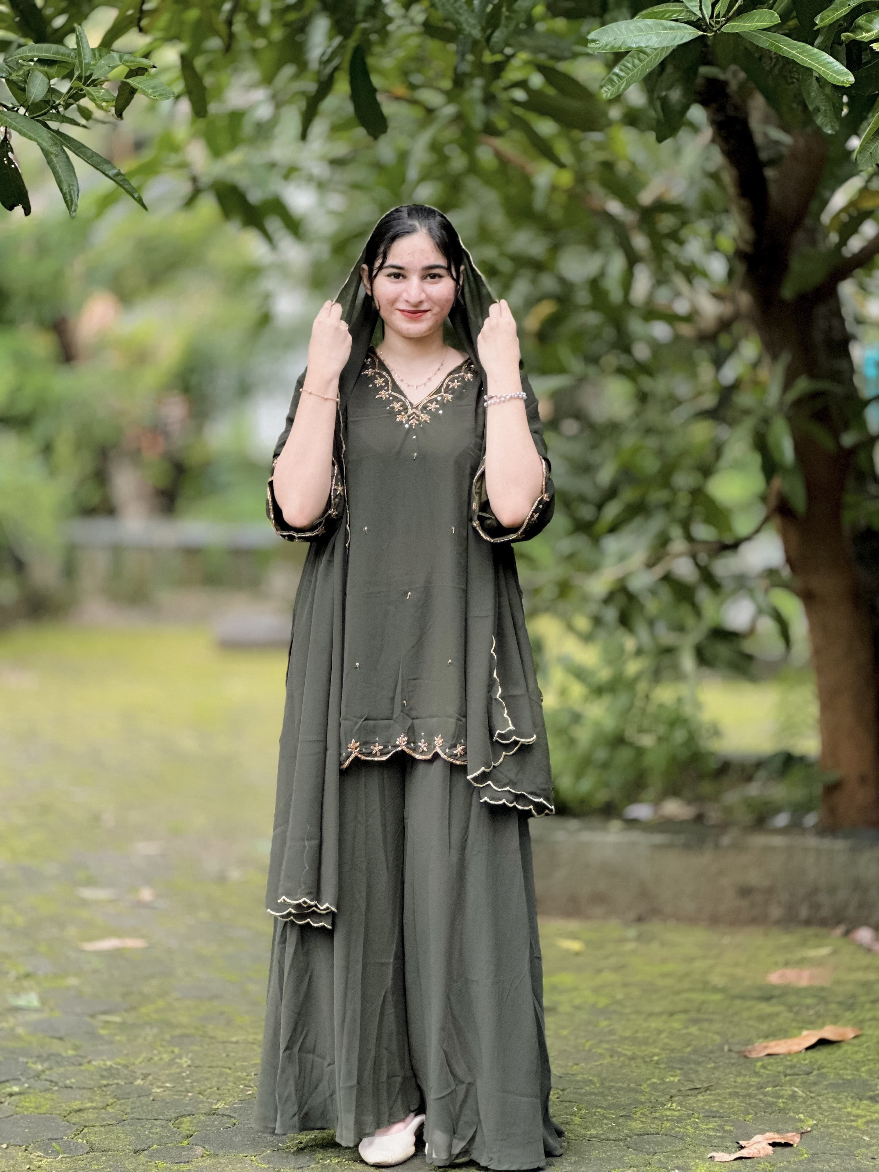 Partywear sharara set