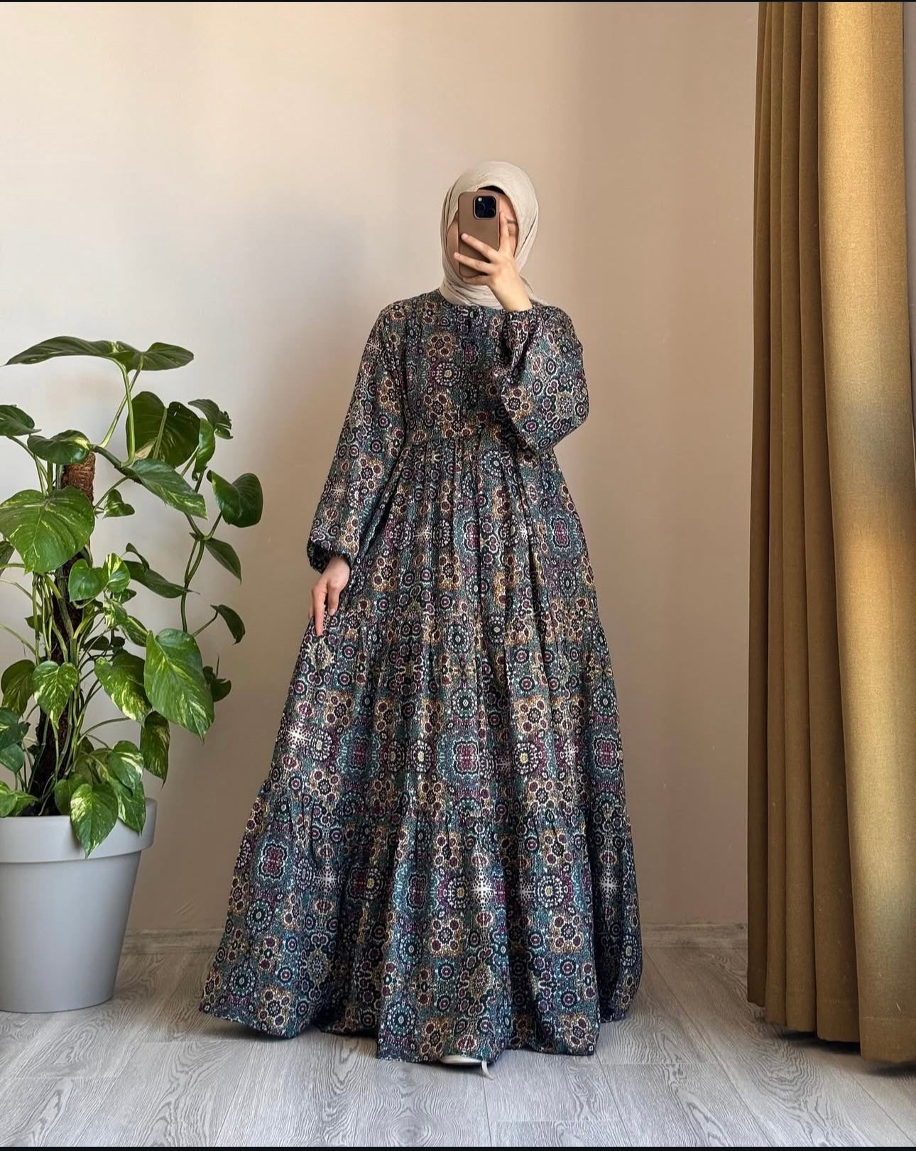 MOSAIC MODEST GOWN