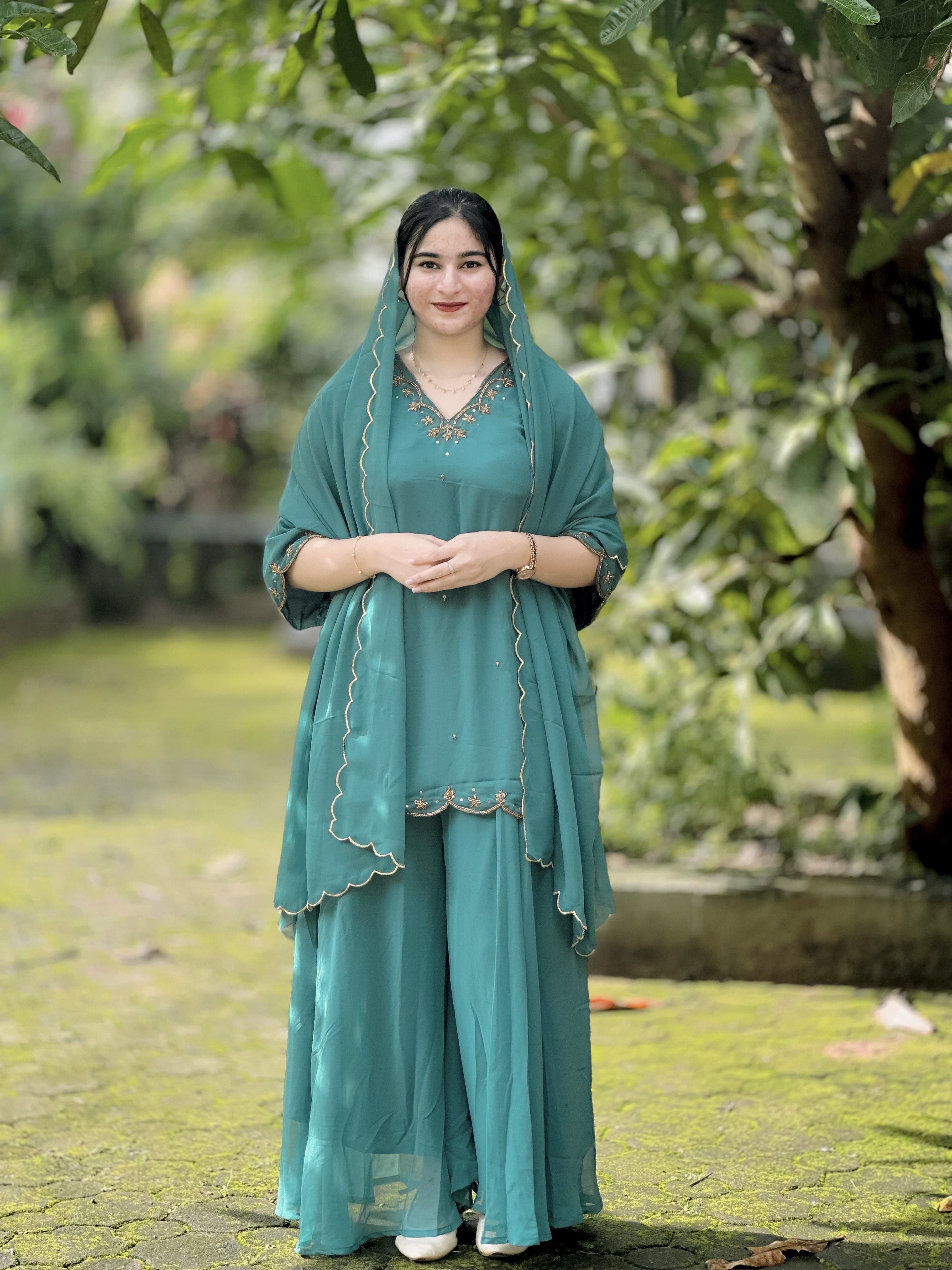 Partywear sharara set