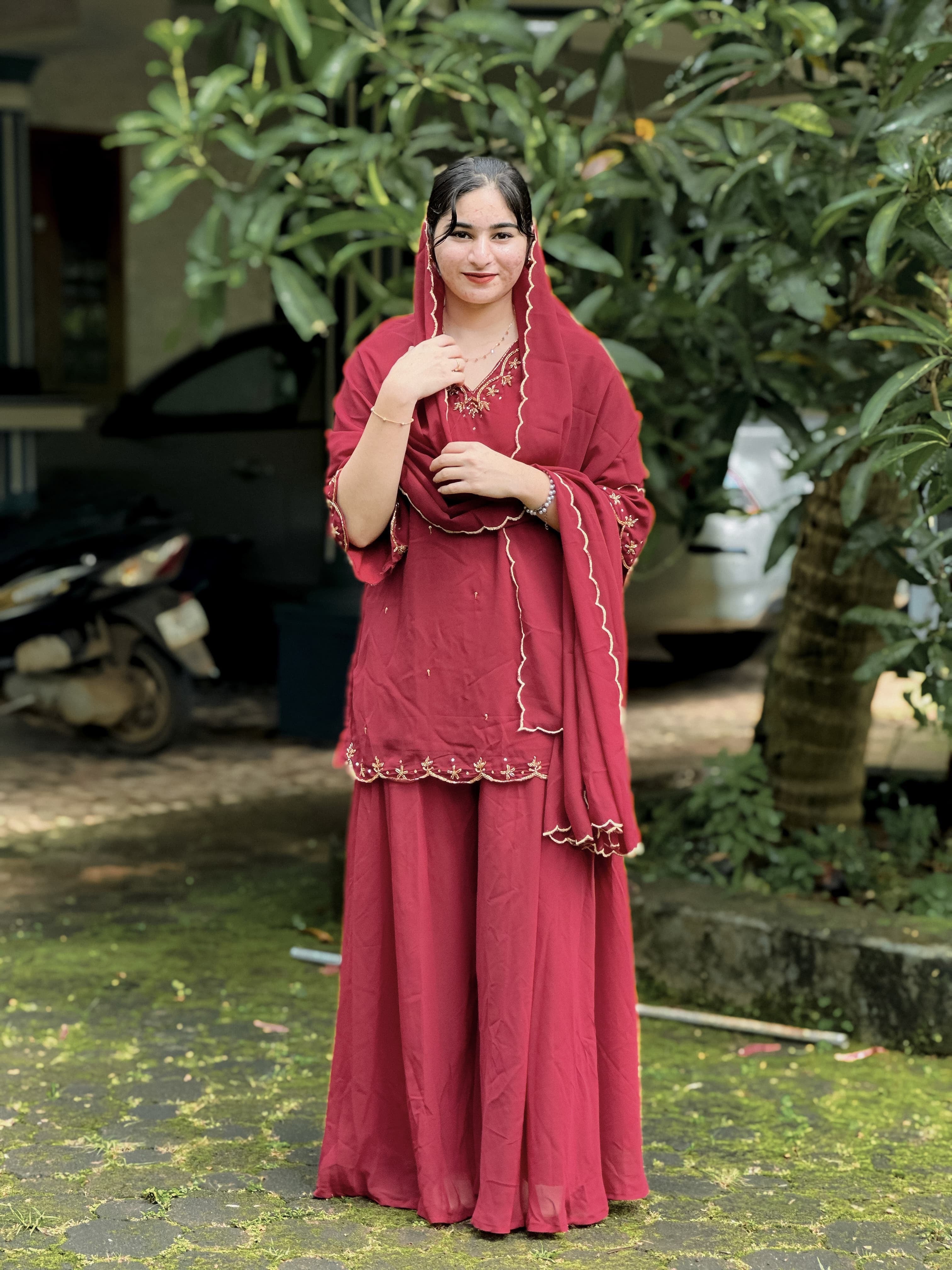 Partywear sharara set