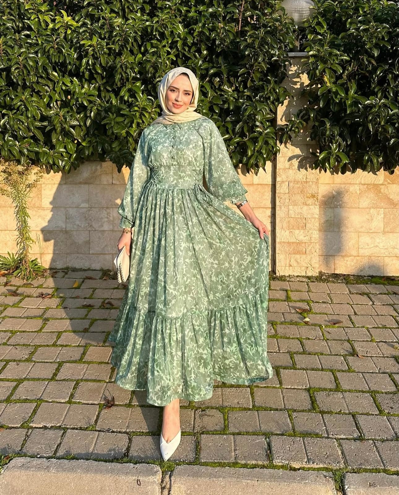 OLIVE BREEZE DRESS