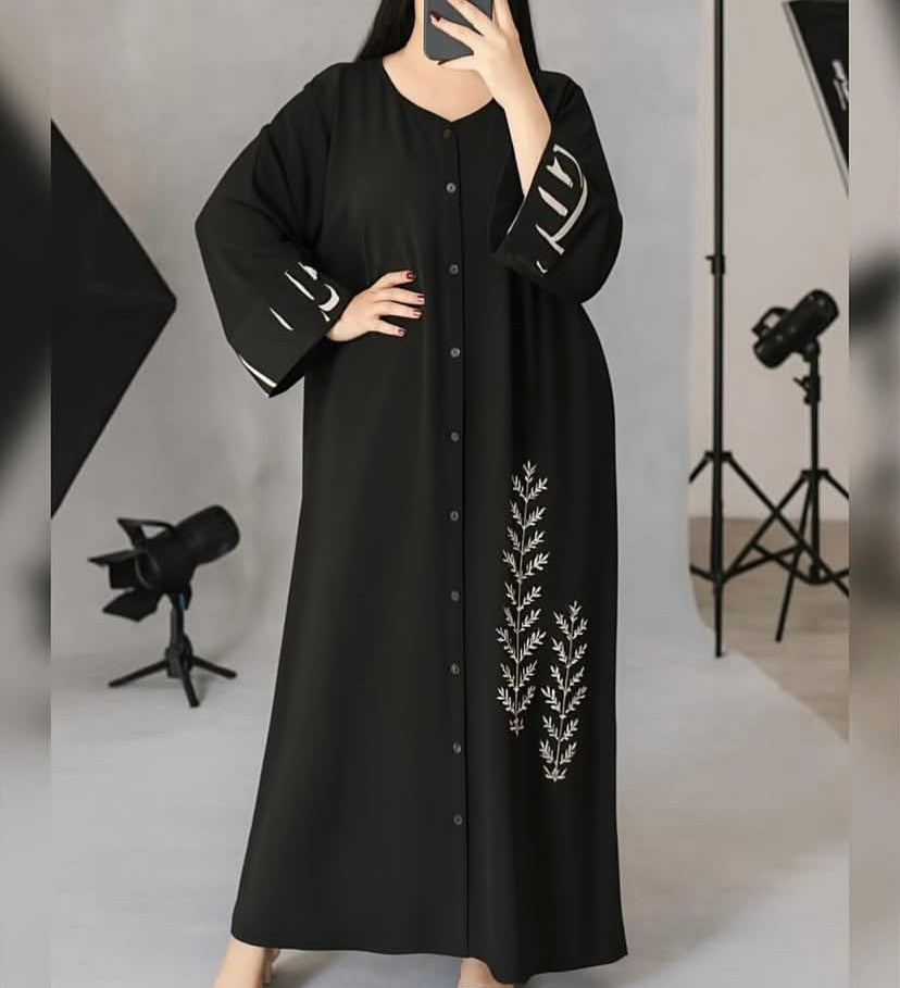 Noor leaf abaya