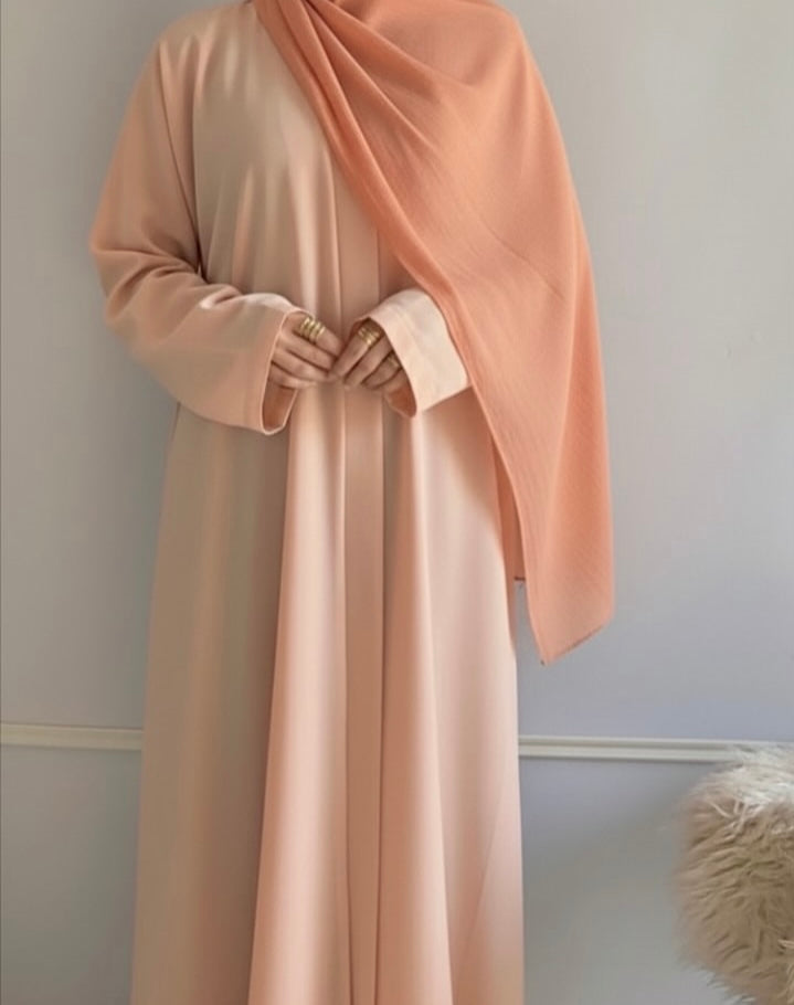 Blush serenity abaya
