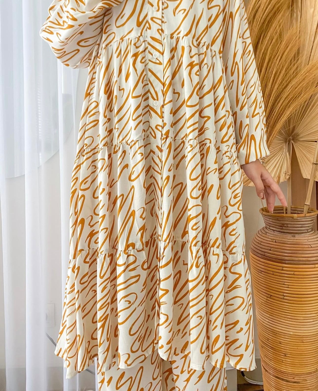 CARAMEL SWIRL CORDSET