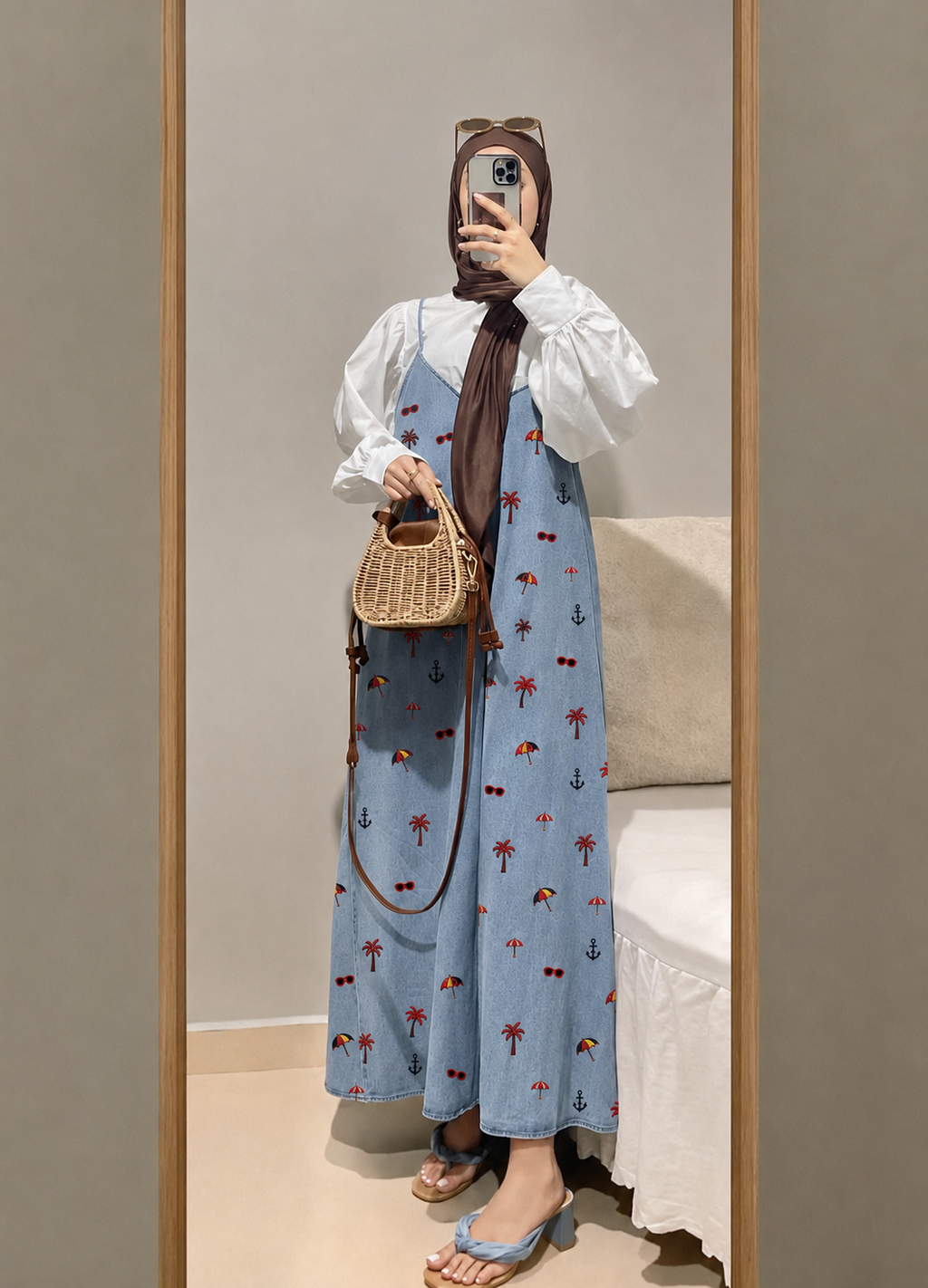 DENIM VACCAY DRESS