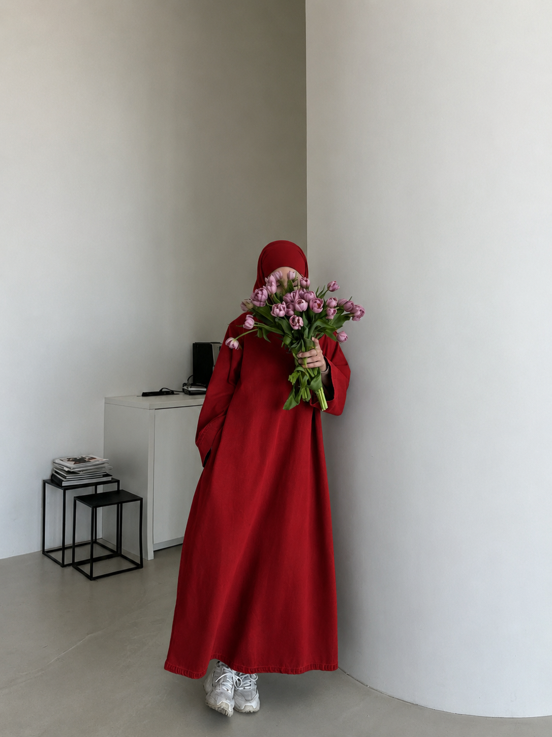 AMANI DENIM GOWN