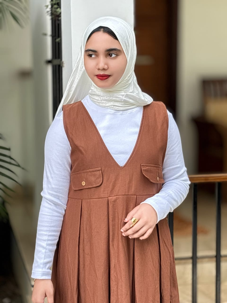 WILLOW CORDUROY DRESS