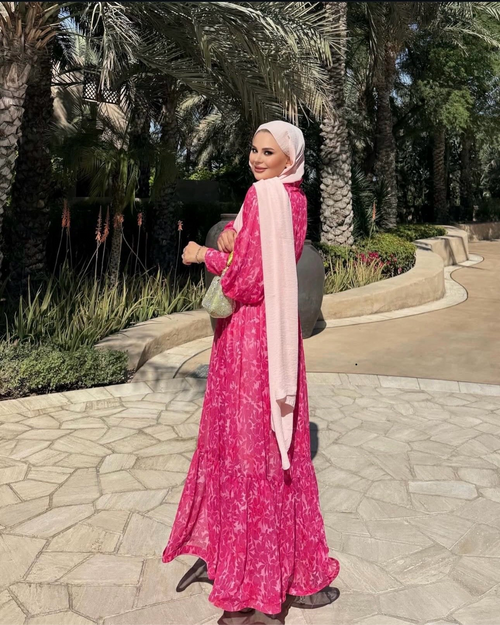 Amira Floral Breeze Maxi Dress”