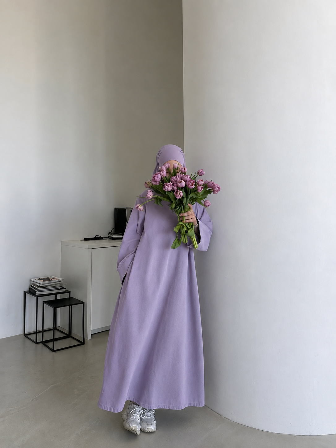 AMANI DENIM GOWN