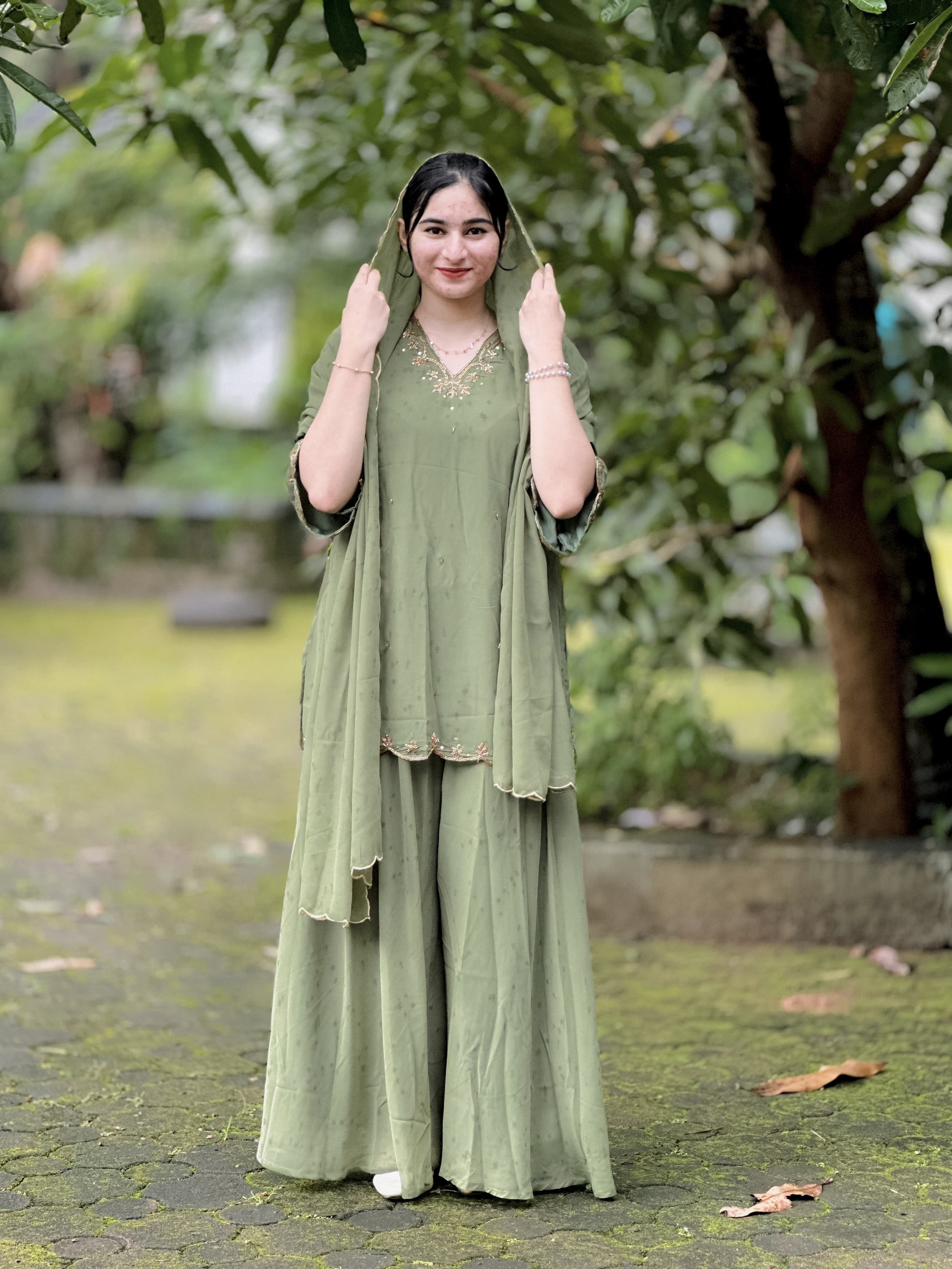 Partywear sharara set