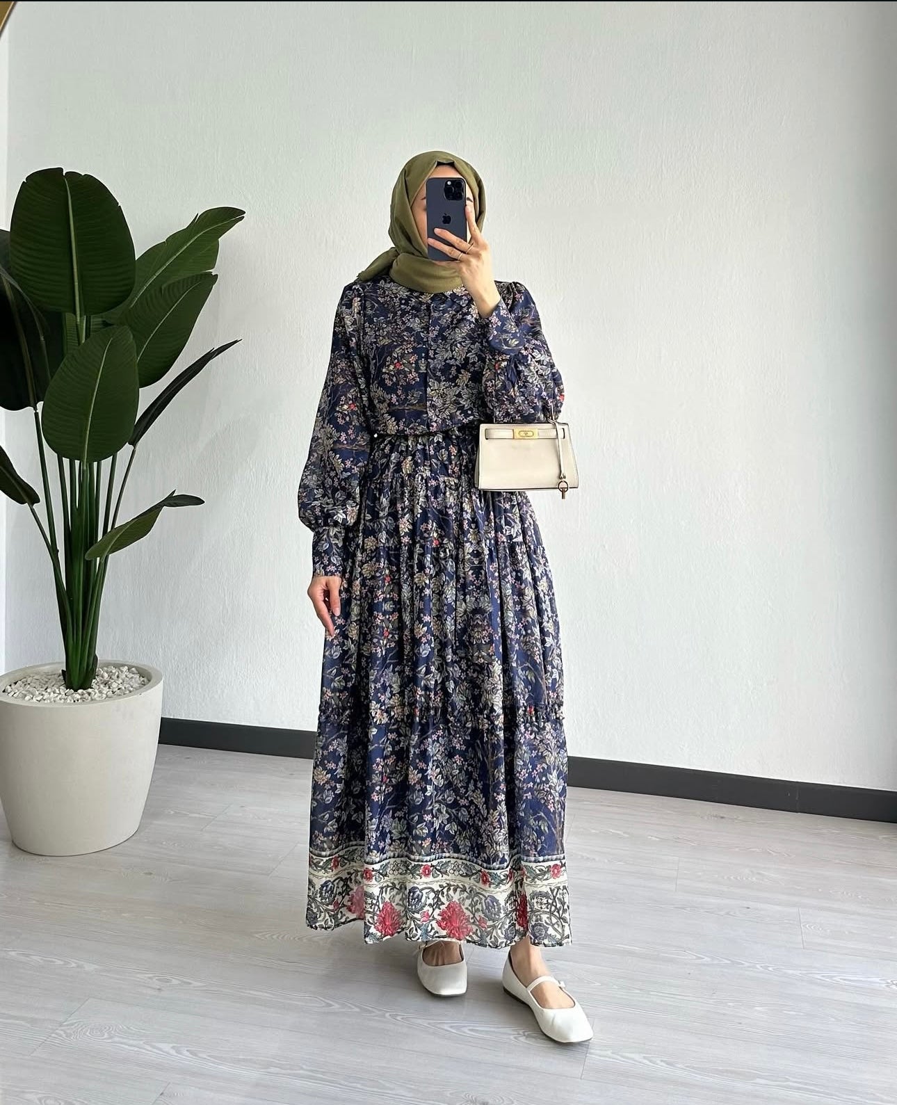 SAPPHIRE BLOOM DRESS
