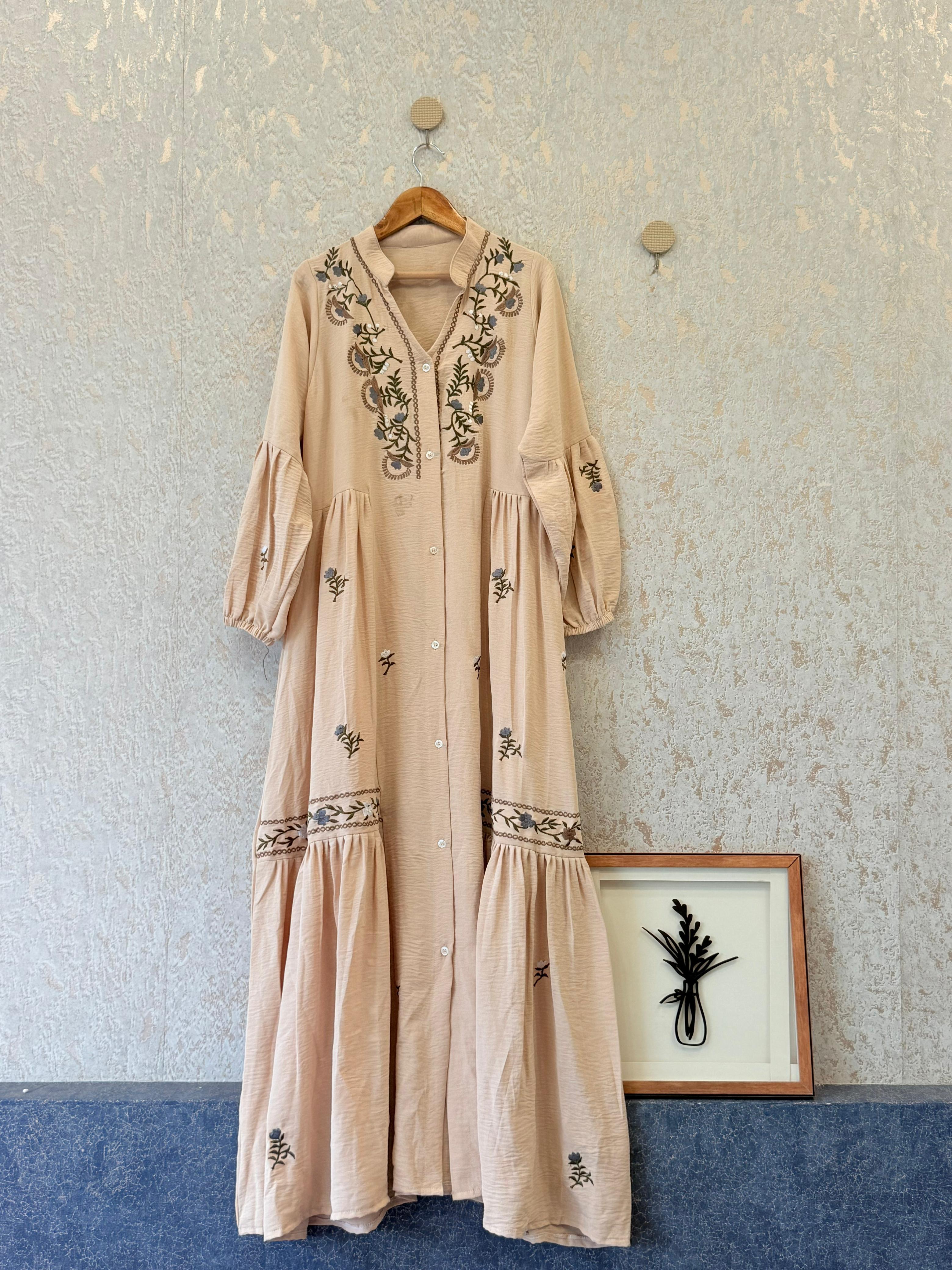 Mocha Blossom Gown