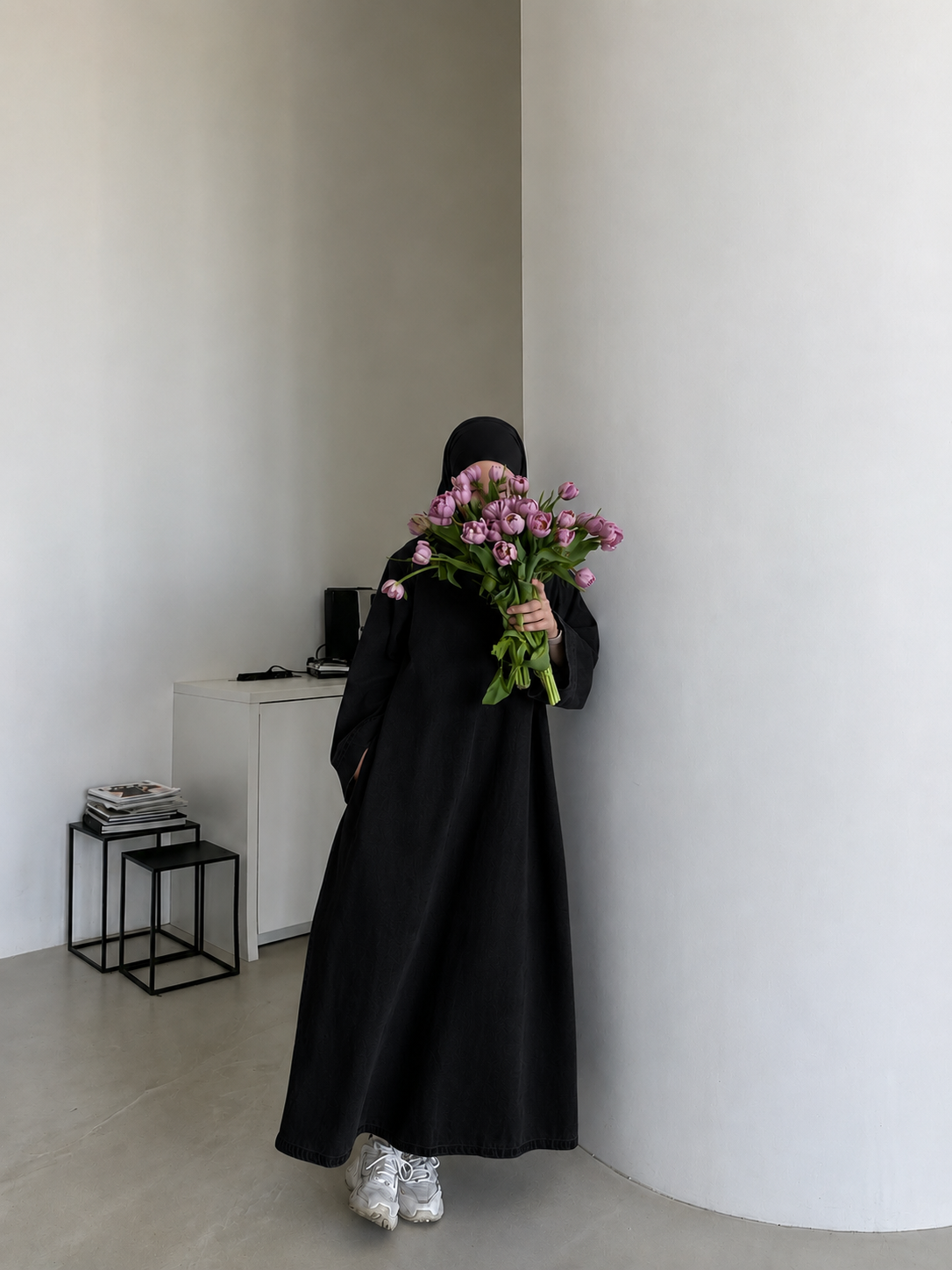 AMANI DENIM GOWN
