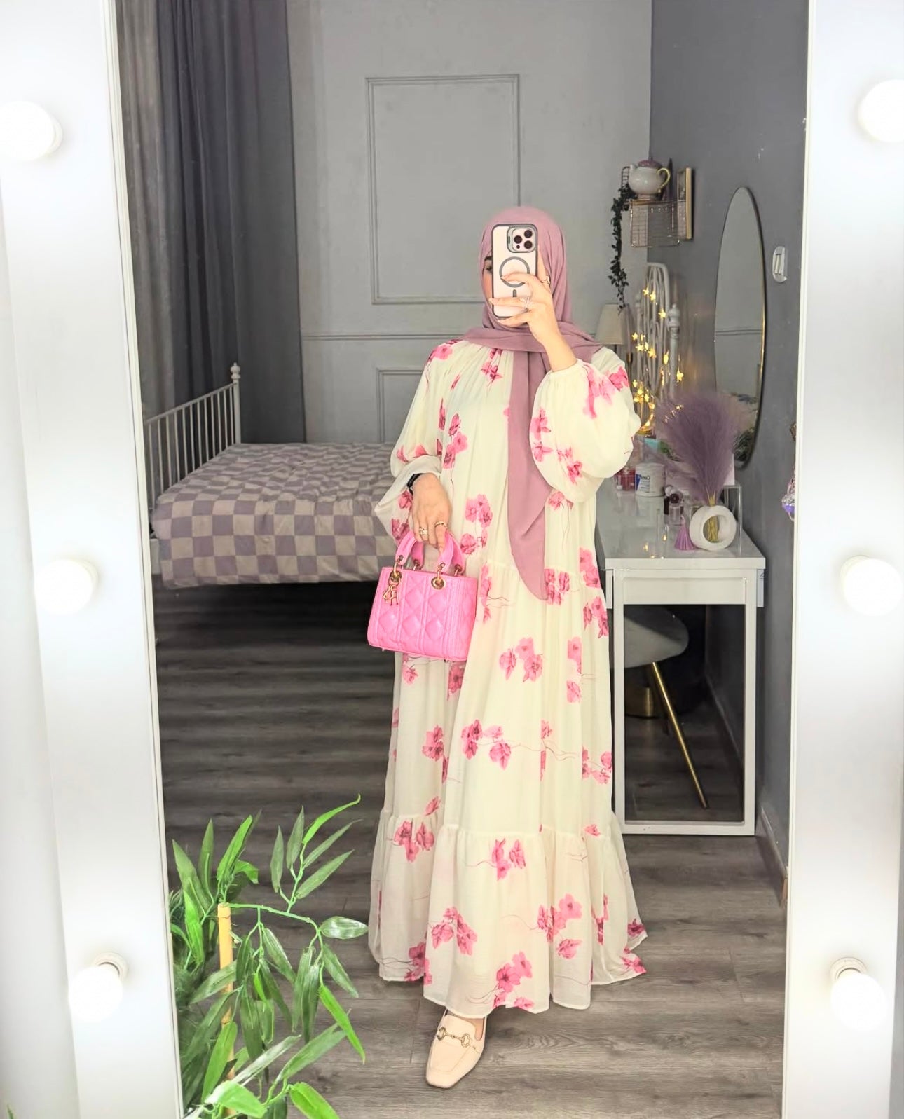 BLUSH BLOOM MODEST GOWN