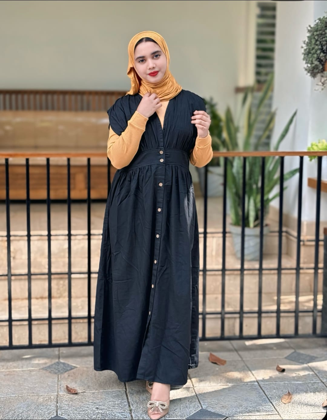 Modesty Denim Romper set