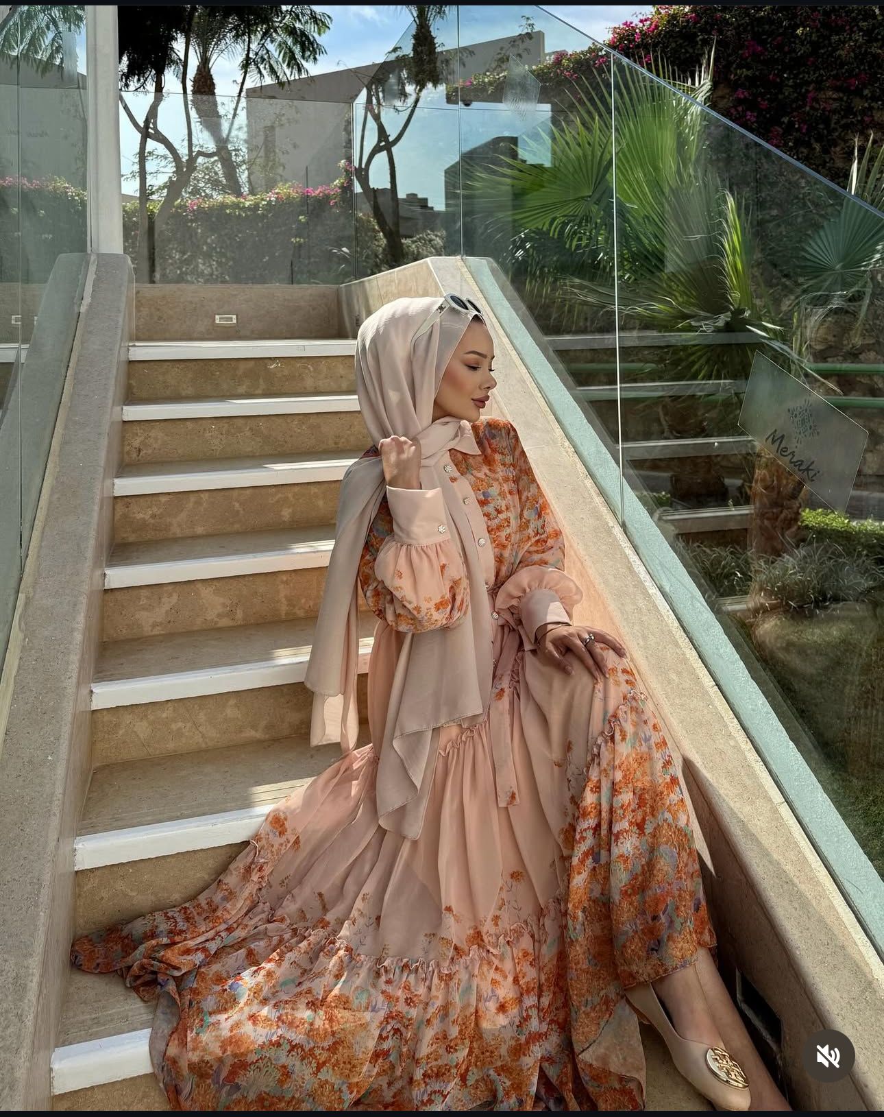 Eid Bloom Georgette Gown Rahath Eid Bloom Georgette Gown Rahath