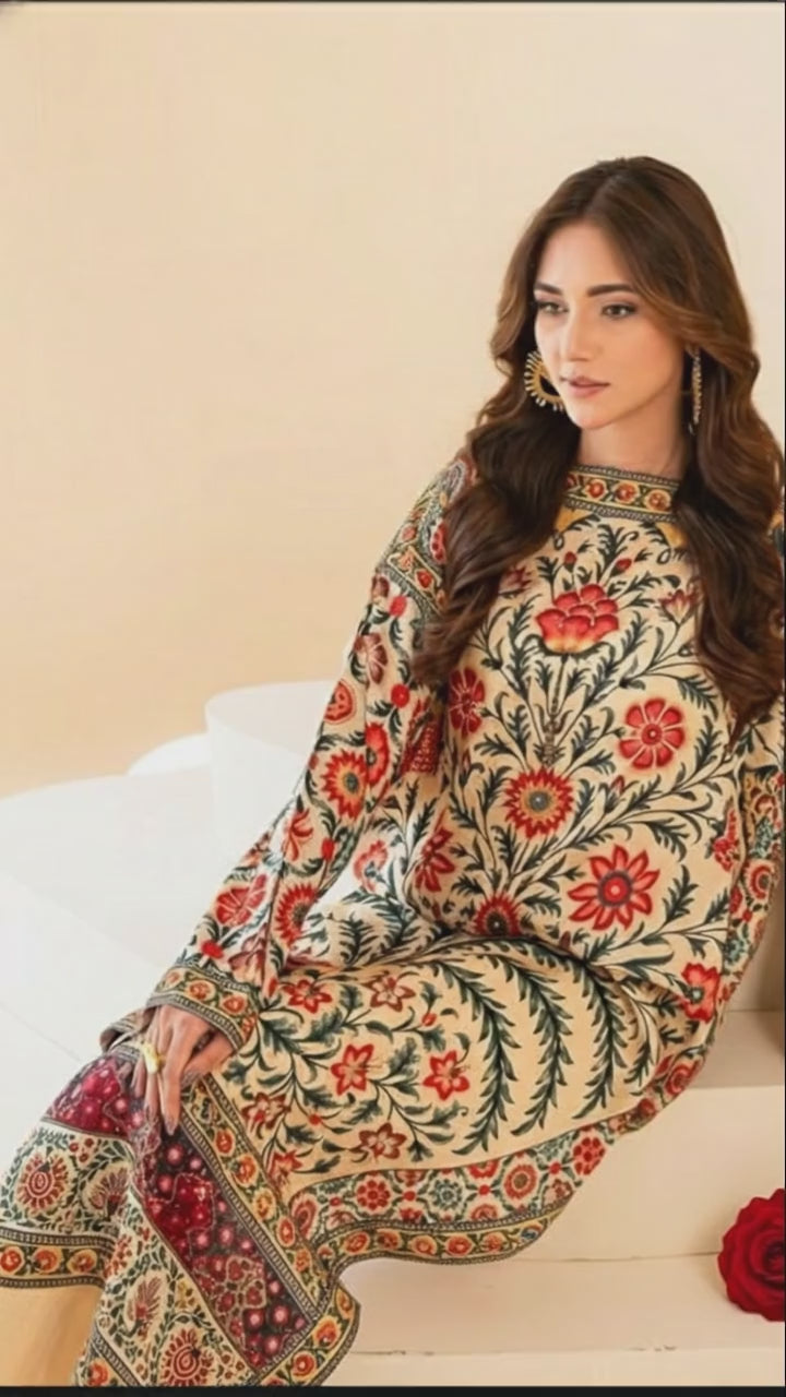 Heritage Bloom kaftan