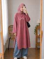 CUSTOM NAME EMBROIDERY TUNIC & PANTS SET