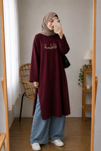 CUSTOM NAME EMBROIDERY TUNIC & PANTS SET
