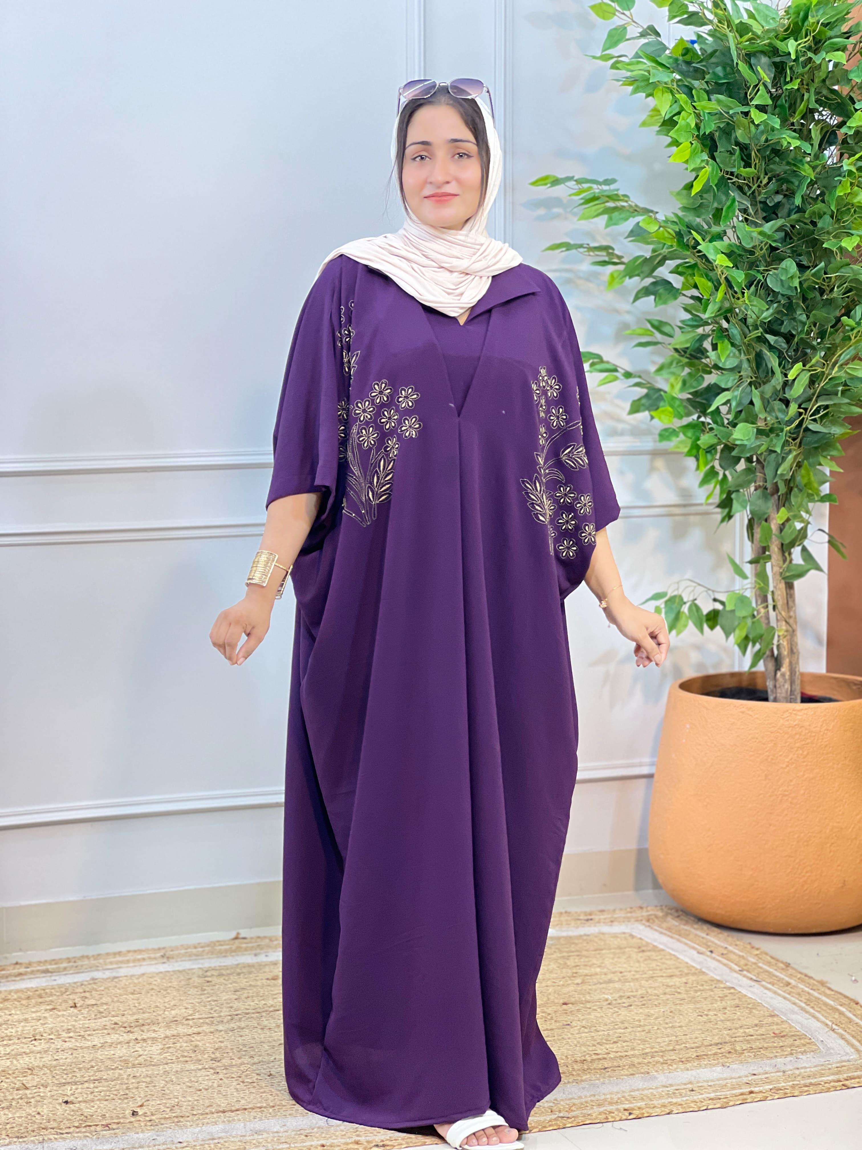 Embroidery lengthy kafthan