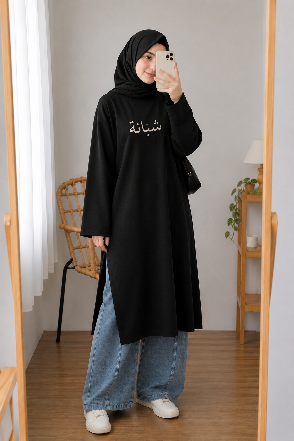 CUSTOM NAME EMBROIDERY TUNIC & PANTS SET